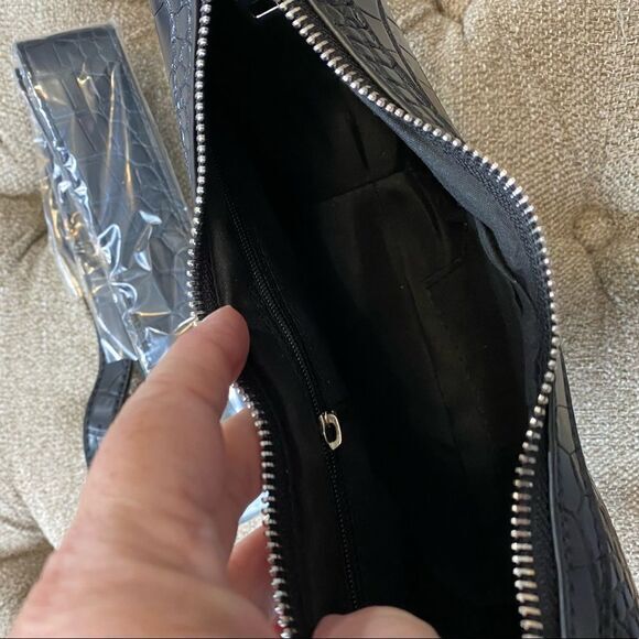 Leather Crocodile Embossed Bag - Picture 11 of 15